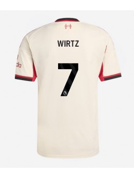 Liverpool Florian Wirtz #7 Replika Borta Kläder 2025-26 Kortärmad